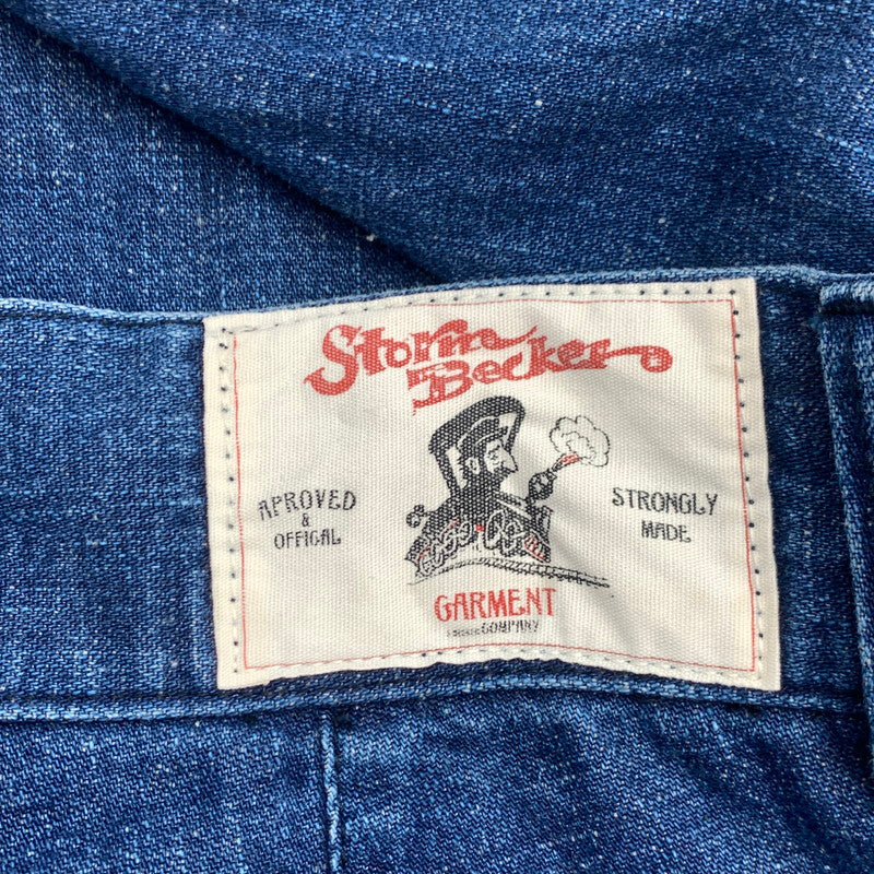 【中古品】【メンズ】 STORM BECKER ストームベッカー デニムパンツ ジーンズ ボトムス ブランド 古着 153-260726-gm-08-fuzh サイズ：M カラー：ブルー 万代Net店