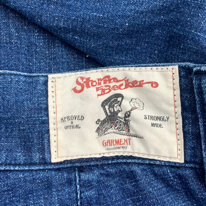 【中古品】【メンズ】 STORM BECKER ストームベッカー デニムパンツ ジーンズ ボトムス ブランド 古着 153-260726-gm-08-fuzh サイズ：M カラー：ブルー 万代Net店