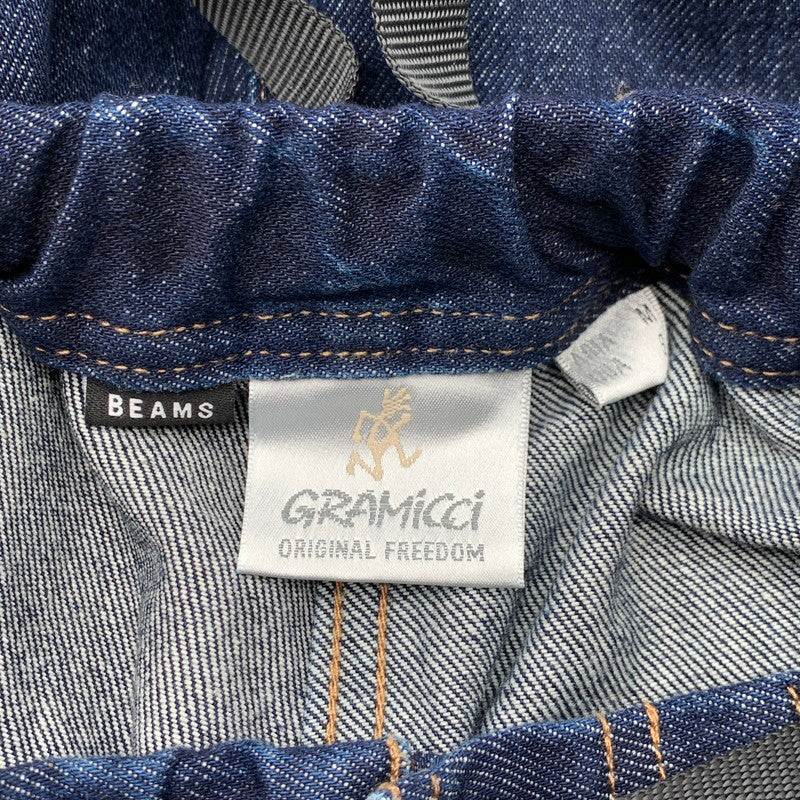 【中古品】【メンズ】 GRAMICCI×BEAMS グラミチ×ビームス イージーデニムパンツ ジーンズ ブランド 古着 155-260606-gm-28-fuz サイズ：M カラー：インディゴ 万代Net店