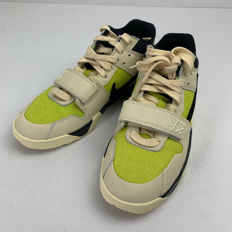 【中古品】【メンズ】 NIKE ナイキ×TRAVIS SCOTT トラヴィススコット FZ8117-102 JUMPMAN JACK TR MUSLIN N-YELLOW.BLK.WHI/SIZE:24.5cm/本体のみ スニーカー 靴 ※汚れあり 166-260917-io-04-fuzh 万代Net店