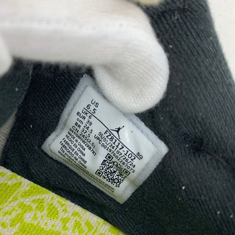 【中古品】【メンズ】 NIKE ナイキ×TRAVIS SCOTT トラヴィススコット FZ8117-102 JUMPMAN JACK TR MUSLIN N-YELLOW.BLK.WHI/SIZE:24.5cm/本体のみ スニーカー 靴 ※汚れあり 166-260917-io-04-fuzh 万代Net店