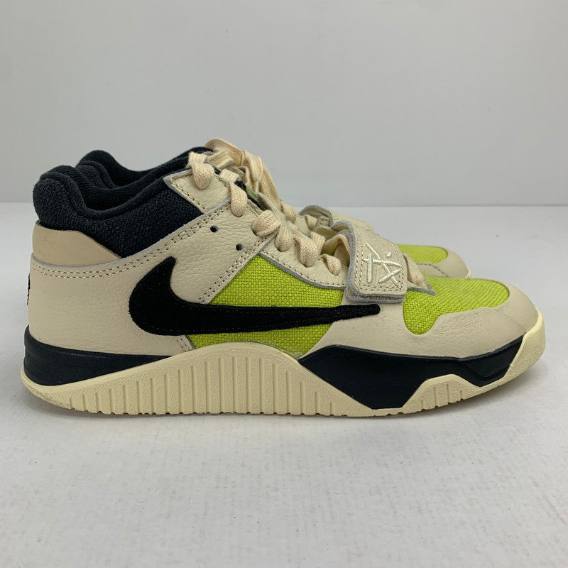 【中古品】【メンズ】 NIKE ナイキ×TRAVIS SCOTT トラヴィススコット FZ8117-102 JUMPMAN JACK TR MUSLIN N-YELLOW.BLK.WHI/SIZE:24.5cm/本体のみ スニーカー 靴 ※汚れあり 166-260917-io-04-fuzh 万代Net店