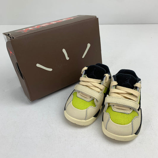 【中古品】【キッズ】 NIKE ナイキ×TRAVIS SCOTT トラヴィススコット FJ2852-102 JUMPMAN JACK TR N-YELLOW.BLK.WHI/SIZE:11.0cm/タグ.シューレース.箱付属 173-260917-io-05-fuzh 万代Net店