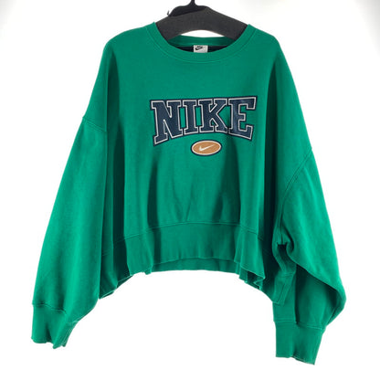 【中古品】【レディース】 NIKE ナイキ スウェット GREEN.パッチLOGO SIZE:L 170-260702-io-14-fuzh 万代Net店