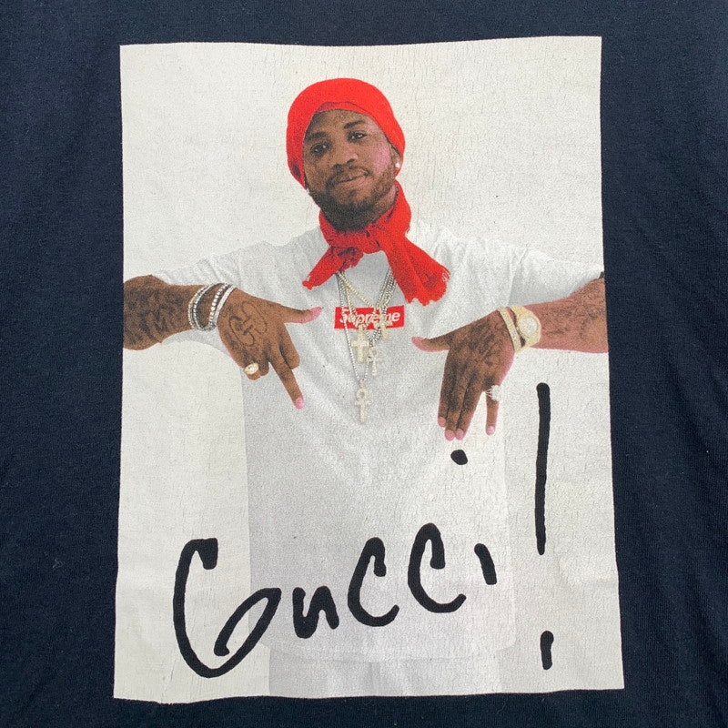 【中古品】【メンズ】 SUPREME GUCCI MANE TEE シュプリーム 半袖Tシャツ カットソー ブランド 古着 149-260530-gm-03-fuz サイズ：M カラー：ブラック 万代Net店