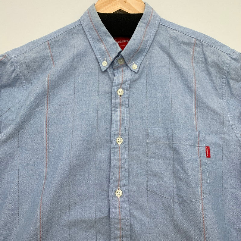 【中古品】【メンズ】 SUPREME OXFORD BD SHIRT シュプリーム オックスフォースボタンダウンシャツ 長袖シャツ ブランド 古着 149-260530-gm-04-fuz サイズ：S カラー：ブルー 万代Net店
