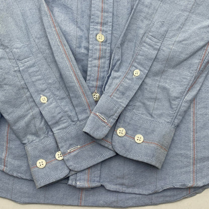 【中古品】【メンズ】 SUPREME OXFORD BD SHIRT シュプリーム オックスフォースボタンダウンシャツ 長袖シャツ ブランド 古着 149-260530-gm-04-fuz サイズ：S カラー：ブルー 万代Net店