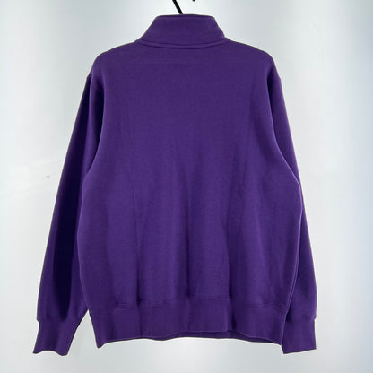 【中古品】【メンズ】 CHAMPION チャンピオン SWEATSHIRT PURPLE SIZE:L ハーフジップ スタンドカラー スウェットシャツ ※使用感有 148-260919-io-10-fuzh カラー：パープル 万代Net店