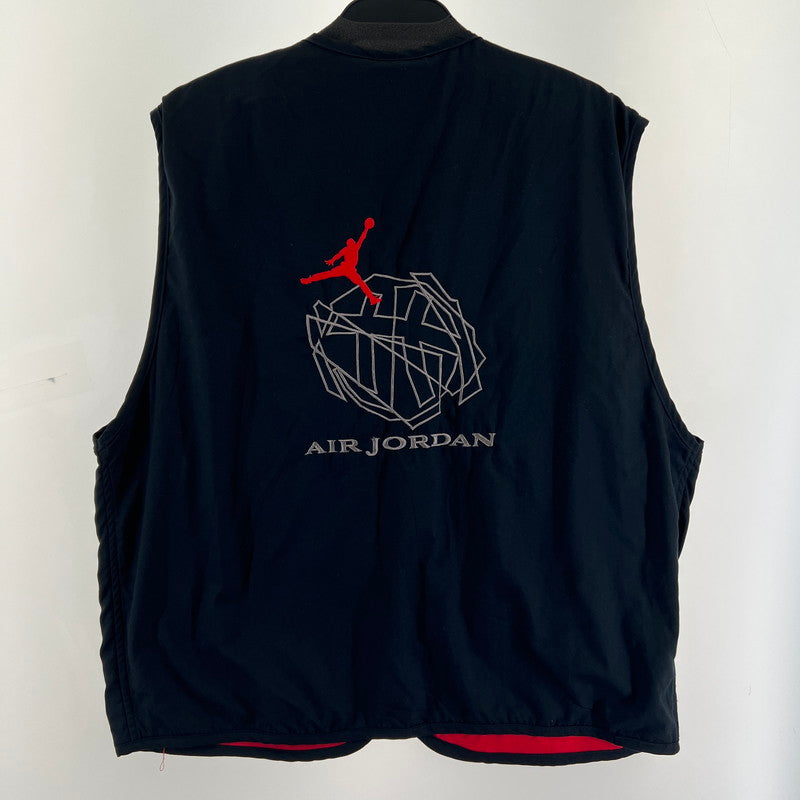 【中古品】【メンズ】 NIKE 90S JORDAN VEST エアジョーダン ベスト 古着 ビンテージ 148-260705-nm-04-fuzh サイズ：L カラー：ブラック 万代Net店
