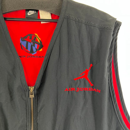 【中古品】【メンズ】 NIKE 90S JORDAN VEST エアジョーダン ベスト 古着 ビンテージ 148-260705-nm-04-fuzh サイズ：L カラー：ブラック 万代Net店