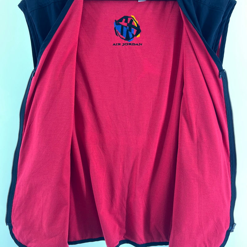 【中古品】【メンズ】 NIKE 90S JORDAN VEST エアジョーダン ベスト 古着 ビンテージ 148-260705-nm-04-fuzh サイズ：L カラー：ブラック 万代Net店