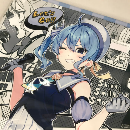 【中古美品】 ホロライブ 星街すいせい 50万人記念ライブグッズ 手島nari先生 イラストB2タペストリー 053-260613-io-02-fuzh 万代Net店