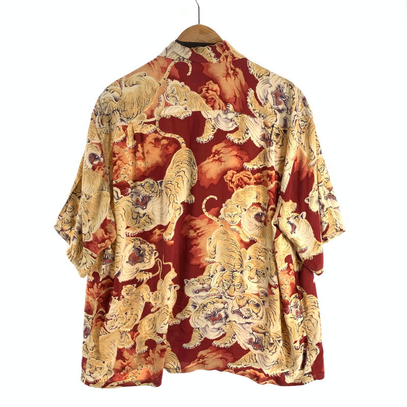 【中古品】【メンズ】 SUN SURF SPECIAL EDITION SS31814 サンサーフ 百虎 アロハシャツ 半袖シャツ ブランド 古着 アメカジ 145-260531-gm-02-fuz サイズ：XL カラー：総柄 万代Net店