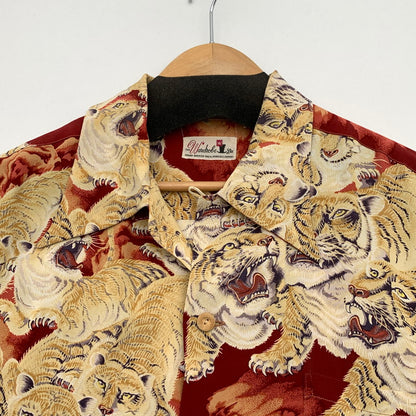 【中古品】【メンズ】 SUN SURF SPECIAL EDITION SS31814 サンサーフ 百虎 アロハシャツ 半袖シャツ ブランド 古着 アメカジ 145-260531-gm-02-fuz サイズ：XL カラー：総柄 万代Net店