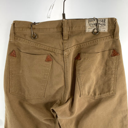 【中古品】【メンズ】 WAREHOUSE ウエア ハウス DUCK DIGGER ダック ディガー ワークパンツ ボトムス パンツ 古着 156-260608-mh-10-fuzh サイズ：29 カラー：ブラウン 万代Net店