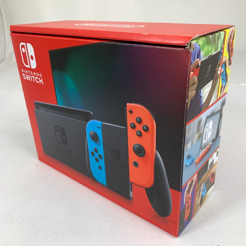 【中古品】 Nintendo Switch Joy-Con(L) ネオンブルー (R) ネオンレッド 2022モデル 箱傷み 034-260604-MO-02-fuz 万代Net店