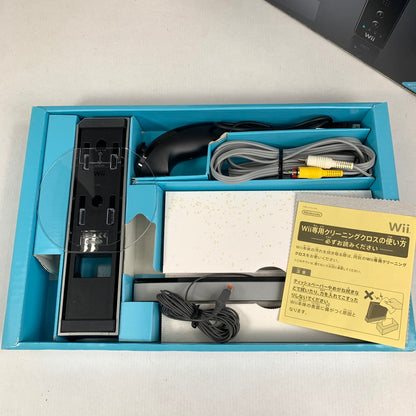 【中古美品】 Wii本体 (クロ) 023-260604-MO-01-fuz 万代Net店