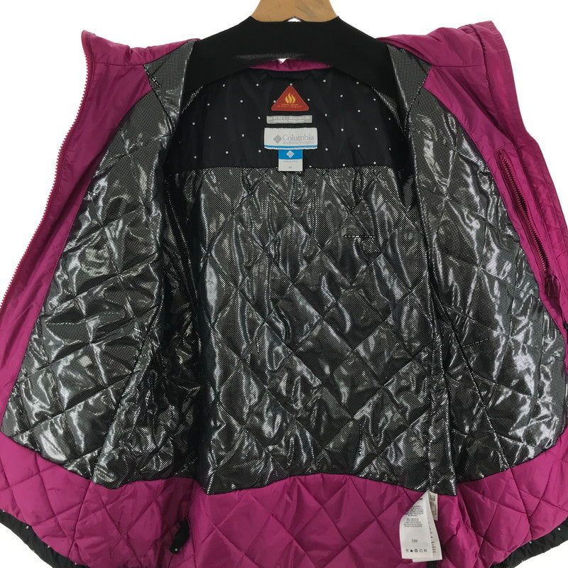 【中古品】【レディース】 COLUMBIA コロンビア ジャケット ブラック.ドット/SIZE:M/PL5762/フード/中綿 ※首汚れあり 169-260917-io-08-fuzh 万代Net店