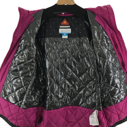 【中古品】【レディース】 COLUMBIA コロンビア ジャケット ブラック.ドット/SIZE:M/PL5762/フード/中綿 ※首汚れあり 169-260917-io-08-fuzh 万代Net店
