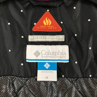 【中古品】【レディース】 COLUMBIA コロンビア ジャケット ブラック.ドット/SIZE:M/PL5762/フード/中綿 ※首汚れあり 169-260917-io-08-fuzh 万代Net店