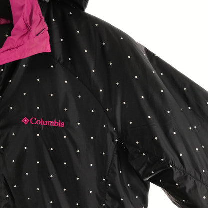【中古品】【レディース】 COLUMBIA コロンビア ジャケット ブラック.ドット/SIZE:M/PL5762/フード/中綿 ※首汚れあり 169-260917-io-08-fuzh 万代Net店