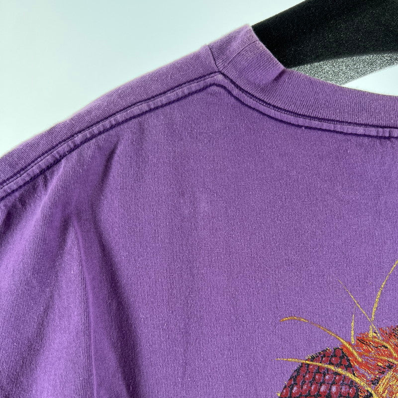 【中古品】【メンズ】 SAINT MICHAEL セントマイケル SM-S21-0000-004 21SS BUG S.S TEE EATING LIKE AN ANIMAL 半袖 Tシャツ トップス 古着 140-260603-mh-05-fuz サイズ：XL カラー：パープル 万代Net店