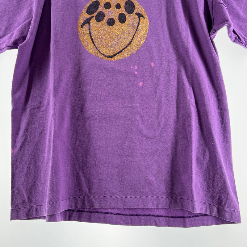 【中古品】【メンズ】 SAINT MICHAEL セントマイケル SM-S21-0000-004 21SS BUG S.S TEE EATING LIKE AN ANIMAL 半袖 Tシャツ トップス 古着 140-260603-mh-05-fuz サイズ：XL カラー：パープル 万代Net店