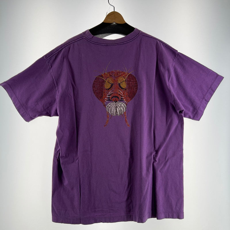 【中古品】【メンズ】 SAINT MICHAEL セントマイケル SM-S21-0000-004 21SS BUG S.S TEE EATING LIKE AN ANIMAL 半袖 Tシャツ トップス 古着 140-260603-mh-05-fuz サイズ：XL カラー：パープル 万代Net店