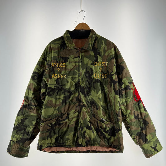 【中古品】【メンズ】 SAINT MICHAEL セントマイケル SM-A22-0000-036 ベトナム ジャンバー 23SS アウター コート ジャケット 古着 140-260603-mh-11-fuz サイズ：XL カラー：カモ 万代Net店