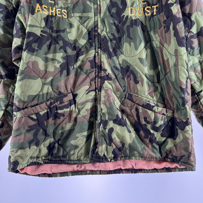 【中古品】【メンズ】 SAINT MICHAEL セントマイケル SM-A22-0000-036 ベトナム ジャンバー 23SS アウター コート ジャケット 古着 140-260603-mh-11-fuz サイズ：XL カラー：カモ 万代Net店