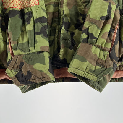 【中古品】【メンズ】 SAINT MICHAEL セントマイケル SM-A22-0000-036 ベトナム ジャンバー 23SS アウター コート ジャケット 古着 140-260603-mh-11-fuz サイズ：XL カラー：カモ 万代Net店