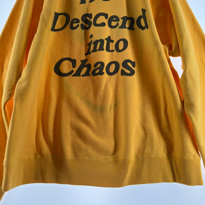 【中古品】【メンズ】 SAINT MICHAEL セントマイケル SM-S21-0000-023 RAGLAN SWEAT SHIRT 21SS スウェット トレーナー トップス 古着 140-260603-mh-06-fuz サイズ：M カラー：イエロー 万代Net店