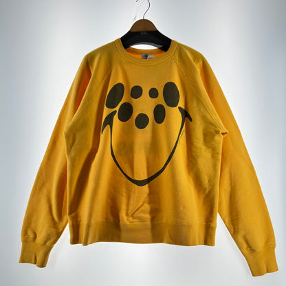 【中古品】【メンズ】 SAINT MICHAEL セントマイケル SM-S21-0000-023 RAGLAN SWEAT SHIRT 21SS スウェット トレーナー トップス 古着 140-260603-mh-06-fuz サイズ：M カラー：イエロー 万代Net店