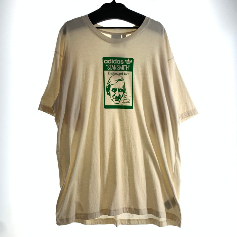 【中古品】【メンズ】 ADIDAS アディダス オリジナルス スタンスミス ロゴTシャツ 148-260803-ny-19-fuzh サイズ：4XO カラー：ホワイト 万代Net店