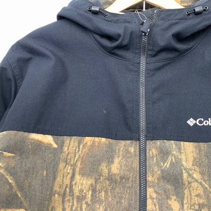 【中古品】【メンズ】 COLUMBIA コロンビア 裏フリース ジャケット ブルゾン ジップアップ ブランド 古着 144-260606-gm-33-fuz サイズ：L カラー：ブラック 万代Net店