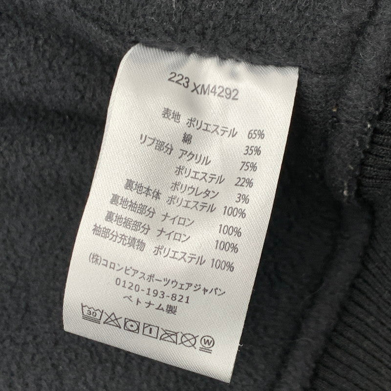 【中古品】【メンズ】 COLUMBIA コロンビア 裏フリース ジャケット ブルゾン ジップアップ ブランド 古着 144-260606-gm-33-fuz サイズ：L カラー：ブラック 万代Net店
