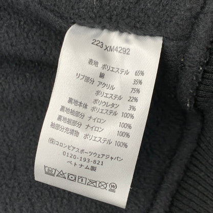 【中古品】【メンズ】 COLUMBIA コロンビア 裏フリース ジャケット ブルゾン ジップアップ ブランド 古着 144-260606-gm-33-fuz サイズ：L カラー：ブラック 万代Net店