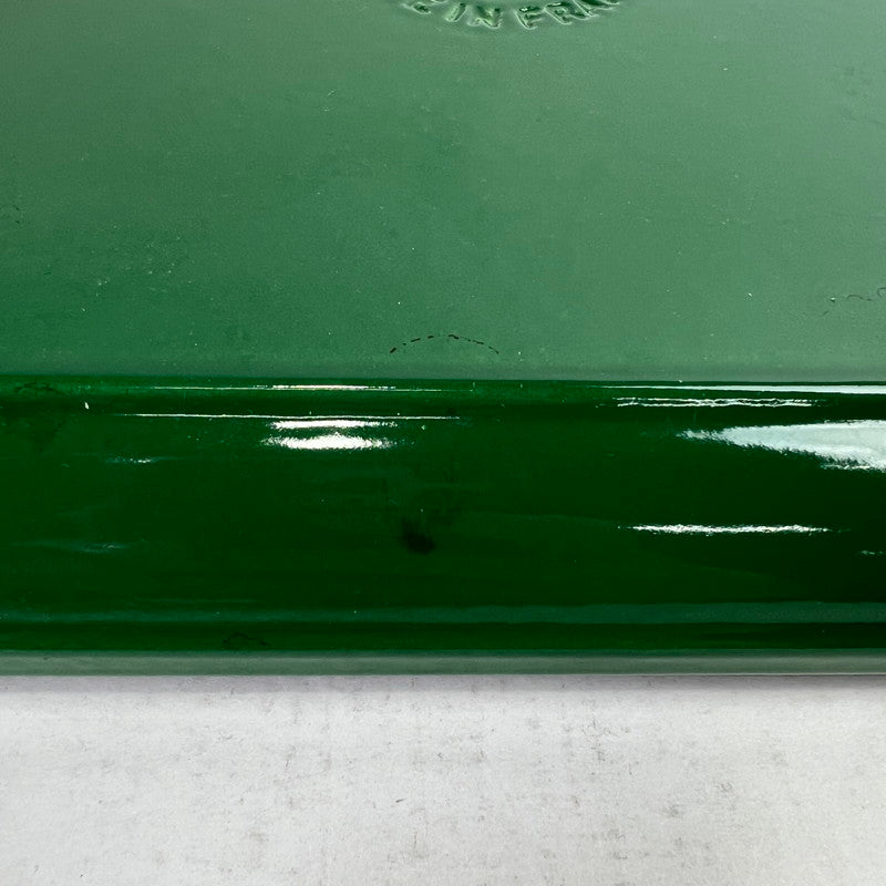 【中古美品】 E CREUSET ル・クルーゼ グリルパン グリル鍋 グリル レクタンギュラー BAMBOO GREEN 20202 32cm 098-260607-mh-12-fuz 万代Net店