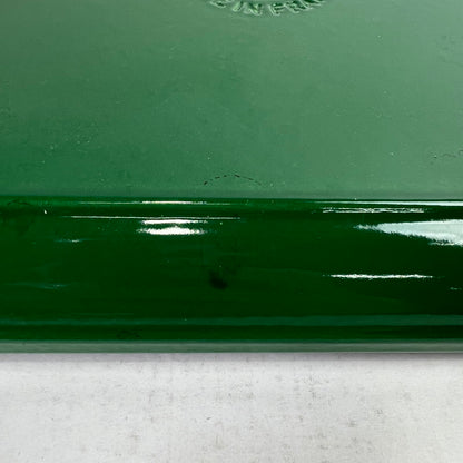 【中古美品】 E CREUSET ル・クルーゼ グリルパン グリル鍋 グリル レクタンギュラー BAMBOO GREEN 20202 32cm 098-260607-mh-12-fuz 万代Net店
