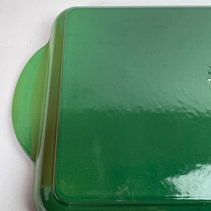 【中古美品】 E CREUSET ル・クルーゼ グリルパン グリル鍋 グリル レクタンギュラー BAMBOO GREEN 20202 32cm 098-260607-mh-12-fuz 万代Net店