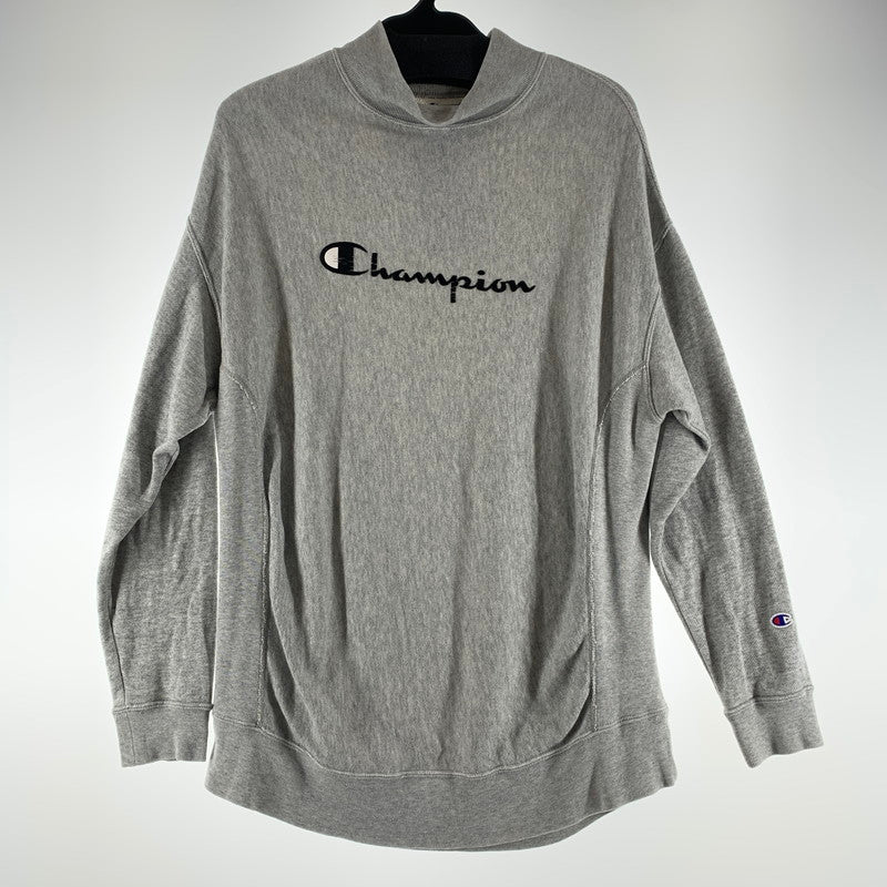 【中古品】【レディース】 CHAMPION チャンピオン スウェット グレー SIZE:M ※使用感有・ロゴひび割れあり 170-260702-io-21-fuzh 万代Net店