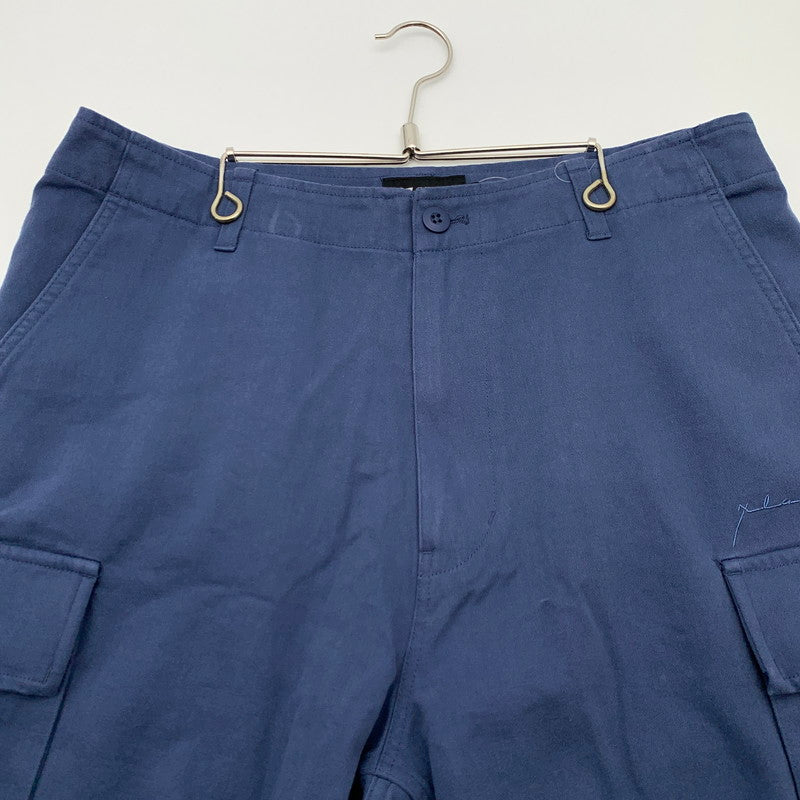 【中古品】【メンズ】 X-LARGE 101242031014 EMBROIDERED エクストララージ ハーフパンツ ショートパンツ ブランド 古着 153-260614-gm-20-fuz サイズ：W34 カラー：ネイビー 万代Net店