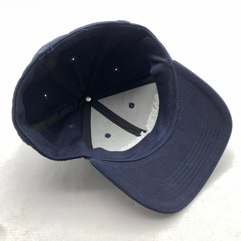 【中古品】【メンズ】 SANTA MONICA CALIFORNIA BASEBALL CAP サンタモニカ カリフォルニア ベースボール キャップ NAVY 帽子 ※汚れ・毛の付着あり 185-260811-io-48-fuzh カラー：ネイビー 万代Net店
