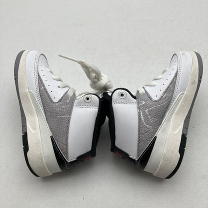 【中古品】【キッズ】 NIKE ナイキ DQ8563-102 GS AIR JORDAN２RETRO エアジョーダン2レトロ "PYTHON" WHITE.GRAY SIZE:12.0cm 173-260629-ky-07-fuzh 万代Net店