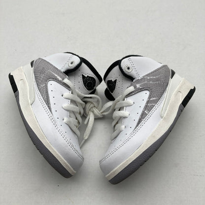 【中古品】【キッズ】 NIKE ナイキ DQ8563-102 GS AIR JORDAN２RETRO エアジョーダン2レトロ "PYTHON" WHITE.GRAY SIZE:12.0cm 173-260629-ky-07-fuzh 万代Net店