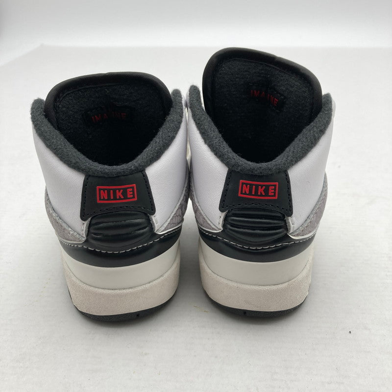 【中古品】【キッズ】 NIKE ナイキ DQ8563-102 GS AIR JORDAN２RETRO エアジョーダン2レトロ "PYTHON" WHITE.GRAY SIZE:12.0cm 173-260629-ky-07-fuzh 万代Net店