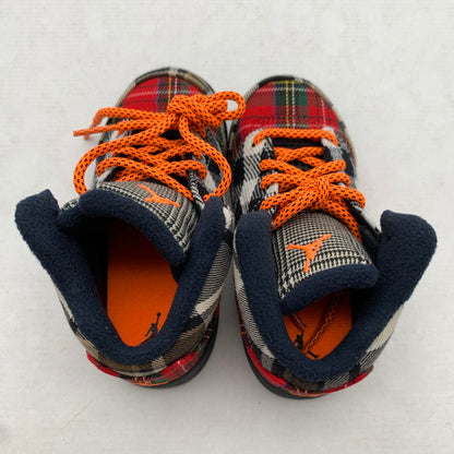 【中古美品】【キッズ】 NIKE ナイキ FD4813-008 AIR JORDAN５RETRO ”PLAID" MULTI CHECK SIZE:14.0cm 黒タグ・箱有 ※黒タグ・箱傷みあり 173-260811-io-60-fuzh カラー：マルチチェック 万代Net店
