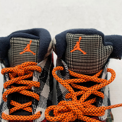 【中古美品】【キッズ】 NIKE ナイキ FD4813-008 AIR JORDAN５RETRO ”PLAID" MULTI CHECK SIZE:14.0cm 黒タグ・箱有 ※黒タグ・箱傷みあり 173-260811-io-60-fuzh カラー：マルチチェック 万代Net店