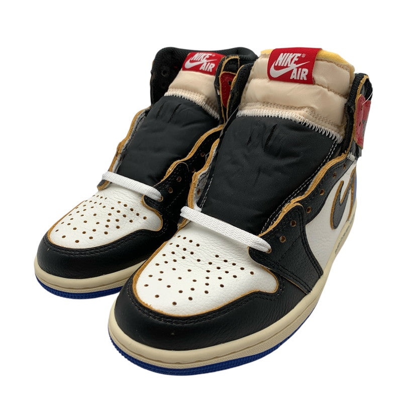 【中古美品】【レディース】 NIKE×UNION×FRAGMENT DESIGN IO7847-002 AIR JORDAN 1 HIGH OG フラグメントデザイン × ユニオン × ナイキ エアジョーダン1 ハイ 166-260628-gm-29-fuz サイズ：23.5cm カラー：ブラック 万代Net店