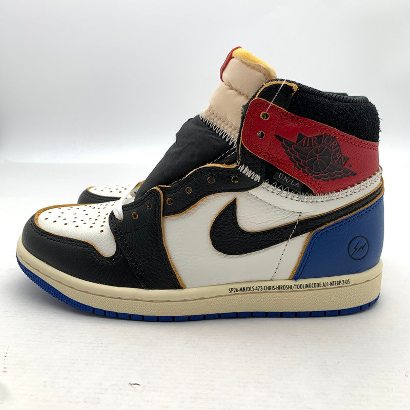 【中古美品】【レディース】 NIKE×UNION×FRAGMENT DESIGN IO7847-002 AIR JORDAN 1 HIGH OG フラグメントデザイン × ユニオン × ナイキ エアジョーダン1 ハイ 166-260628-gm-29-fuz サイズ：23.5cm カラー：ブラック 万代Net店